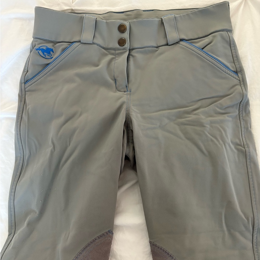 Smartpak Piper Gray Equestrian Riding Breeches size 28 R